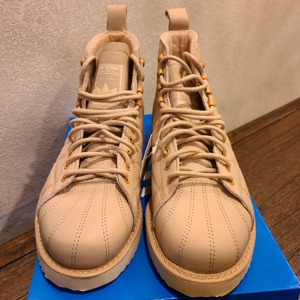 NWT Adidas Superstar Boots women